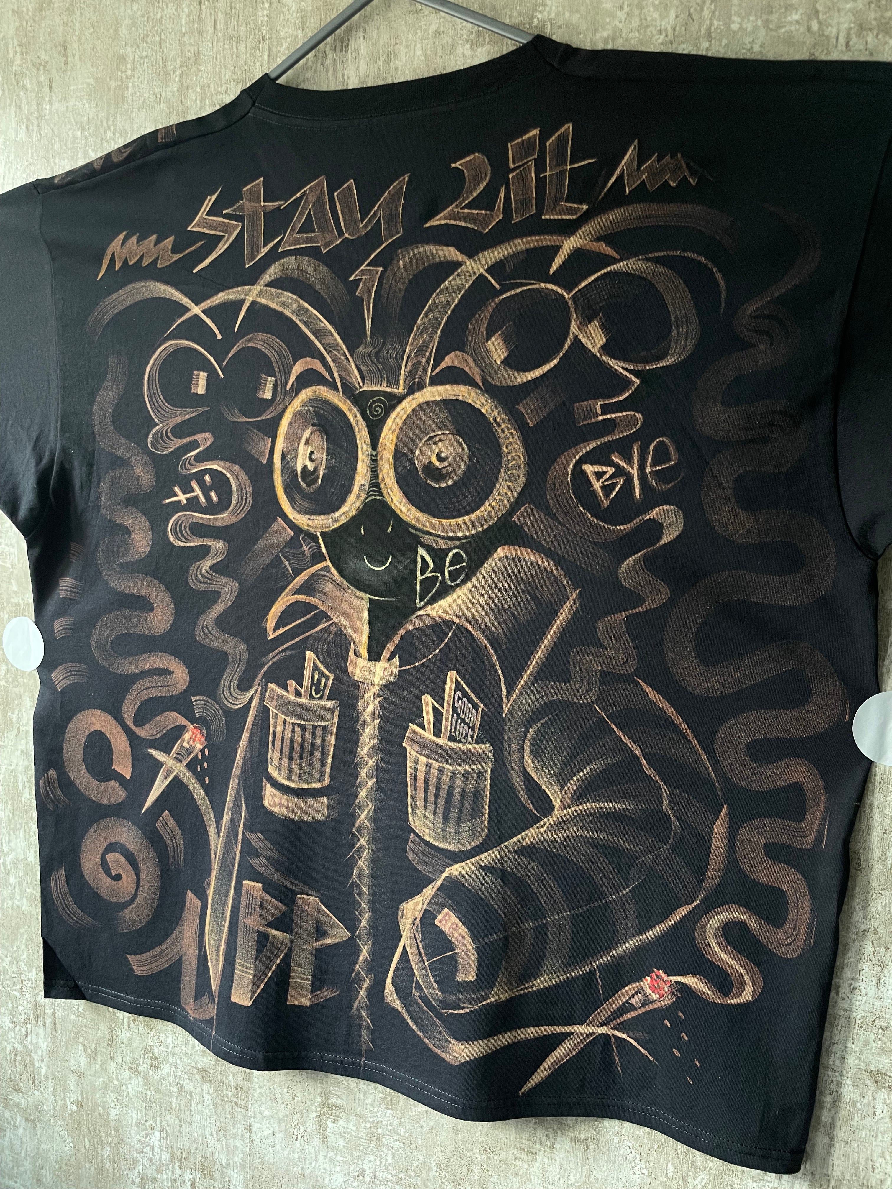 Bee Back Soon Gone Fishing Bleached Tee