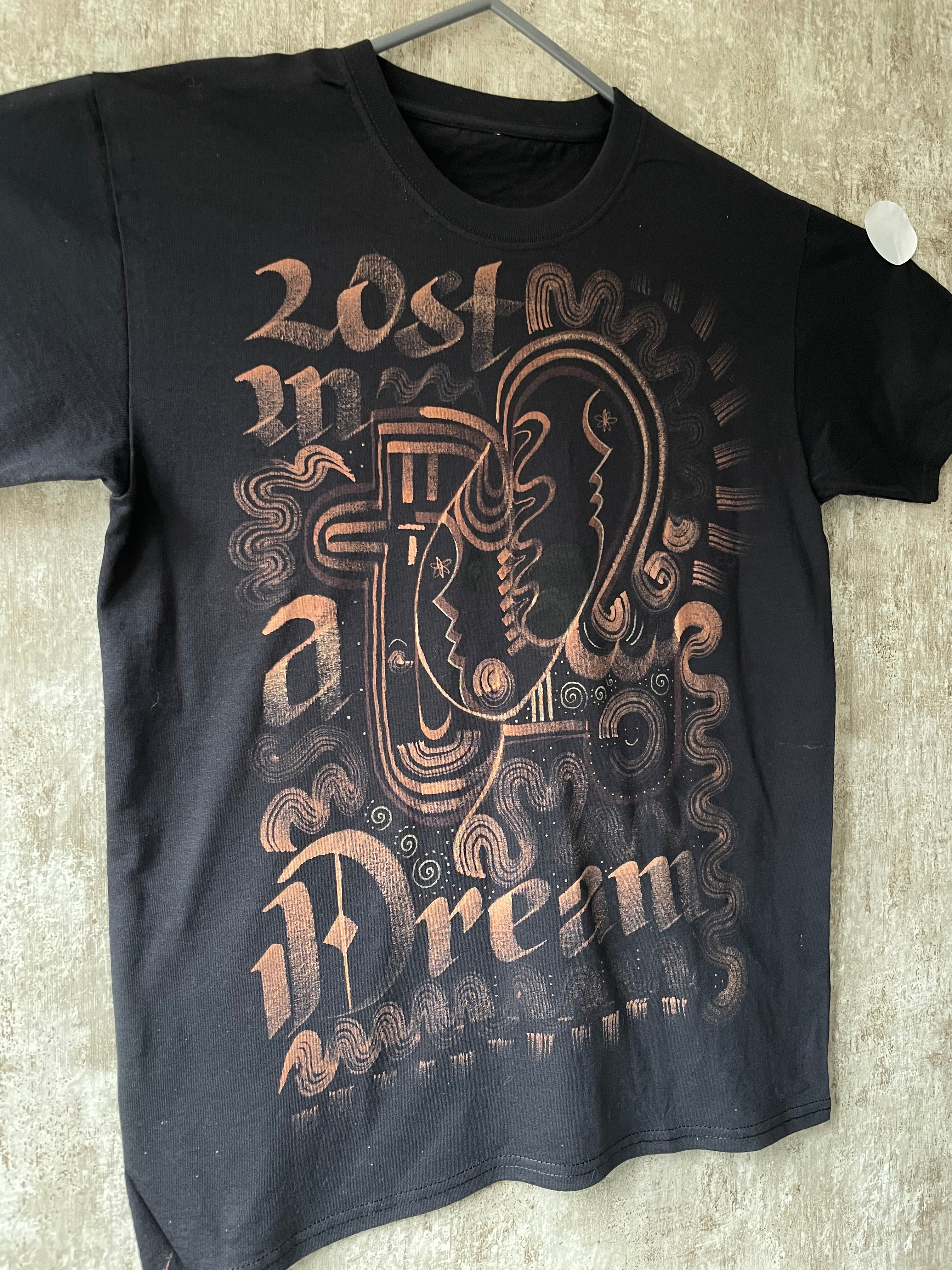 Lost in a Dream - High in a Trance - Bleached Tee - Front & Back