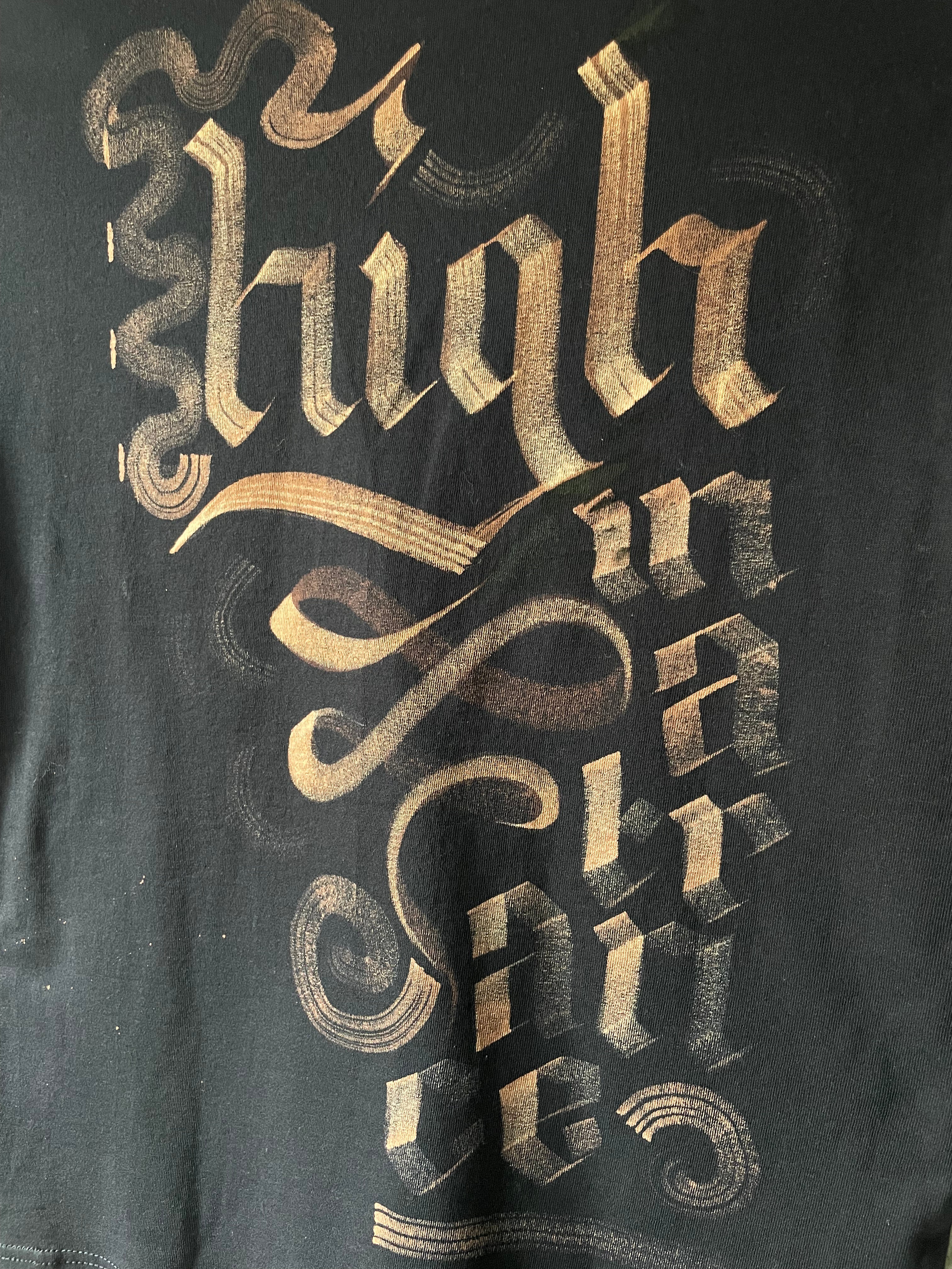 Lost in a Dream - High in a Trance - Bleached Tee - Front & Back