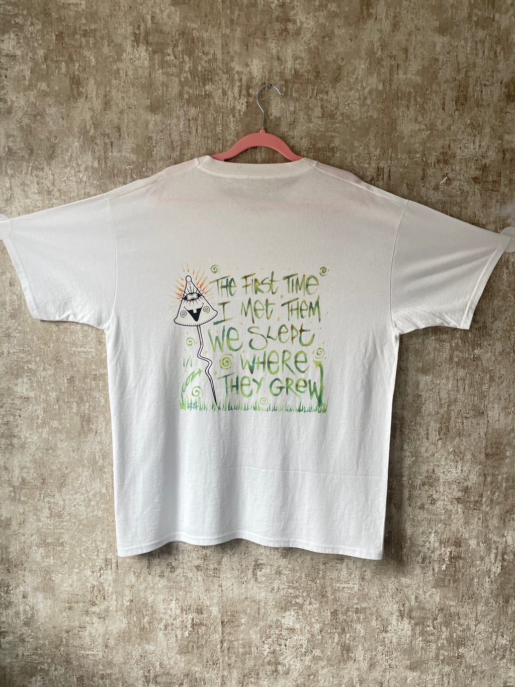 Mushie Heads - We Slept Where They Grew T-Shirt