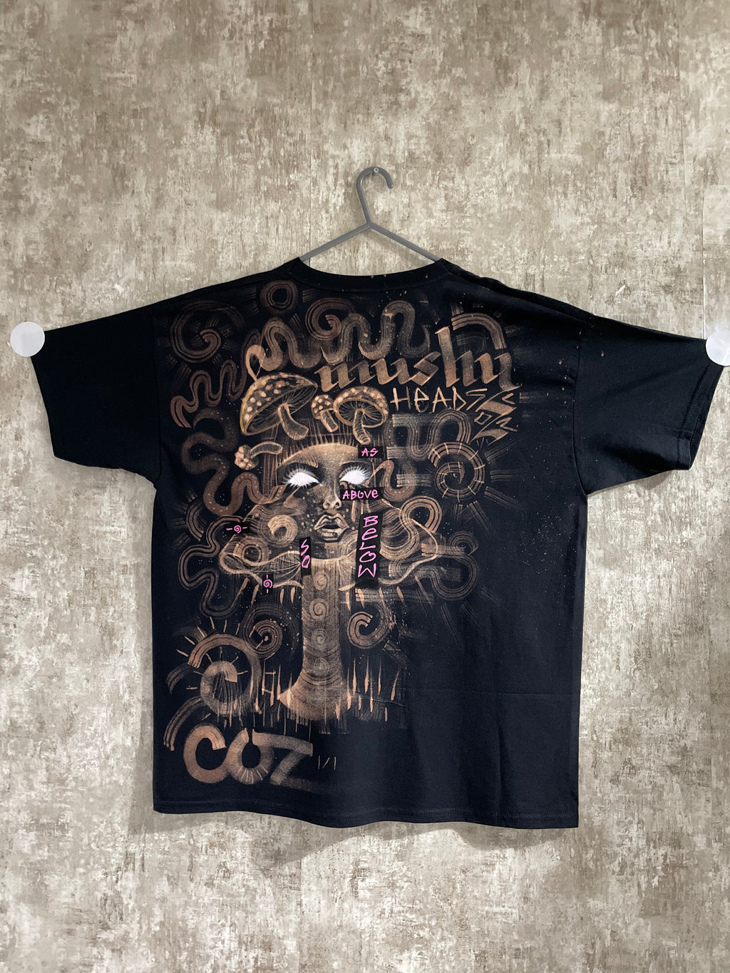 Mushroom Goddess - Bleach Front & Back