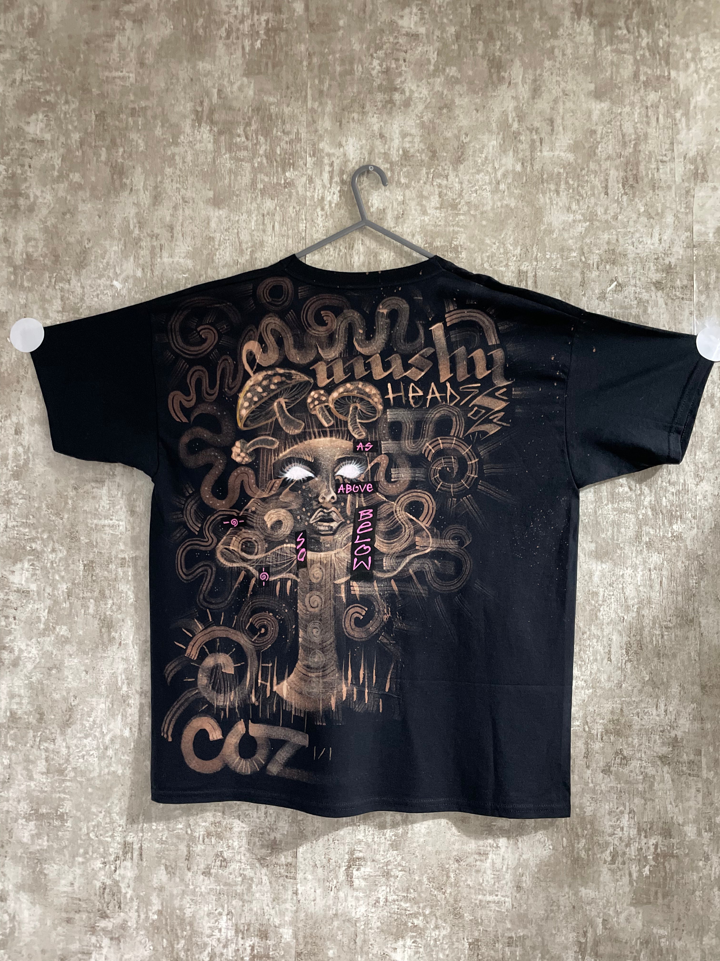 Mushroom Goddess - Bleach Front & Back